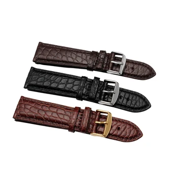 De înaltă calitate Negru|Maro din piele de crocodil watchband pentru omg brand 18mm 19mm 20mm 21mm 22mm impermeabil curele clasice